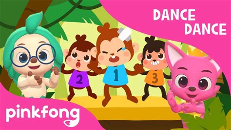 Five Little Monkeys | 3D Nursery Rhymes | Dance Dance | Pinkfong Songs for Children - YouTube