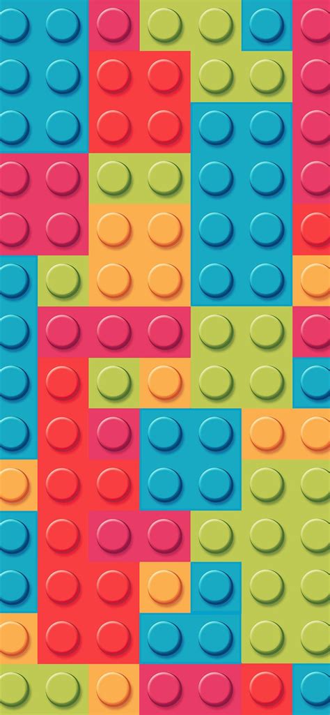 Blocks rainbow lego art pattern pastel iPhone 11 Wallpapers Free Download