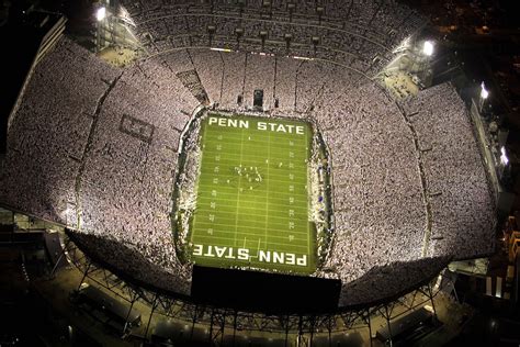 Beaver Stadium during a Penn State white-out game | Beaver stadium ...