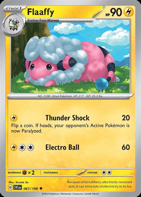 Flaaffy (sv1-67) - Pokémon Card Database - PokemonCard