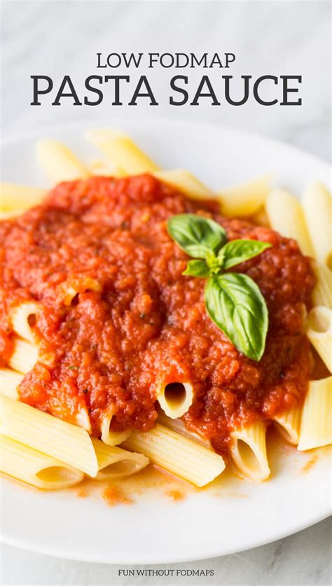 Low FODMAP Pasta Sauce - Fun Without FODMAPs