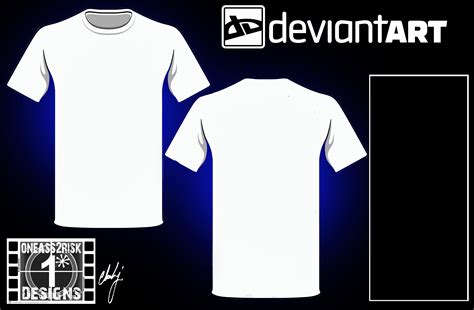 DA Blank Shirt Template II by rclarkjnr on DeviantArt