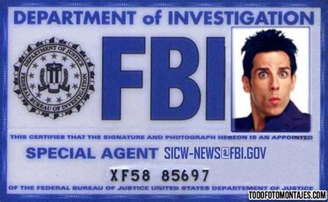 Fotomontaje de identificación del FBI