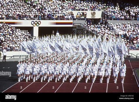 Seoul 1988 Olympics Opening Ceremony Doves Clipart