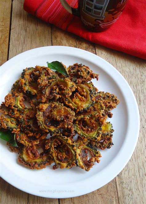 Bitter Gourd Chips - Karela Chips - Indian Recipes - Blogexplore