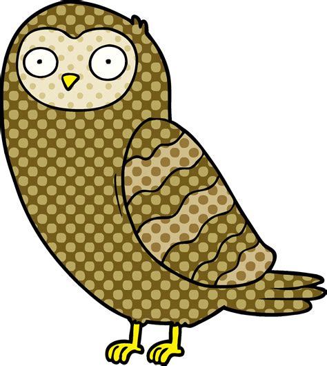 cartoon owl character 12465949 Vector Art at Vecteezy