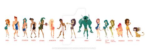 LINEUP GOoD School by GorgonoExartimenos on DeviantArt | Dioses, Dioses griegos, Mitología