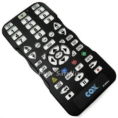 COX CABLE NETWORK TV AUDIO LARGE KEY MULTI-DEVICE JUMBO UNIVERSAL ...