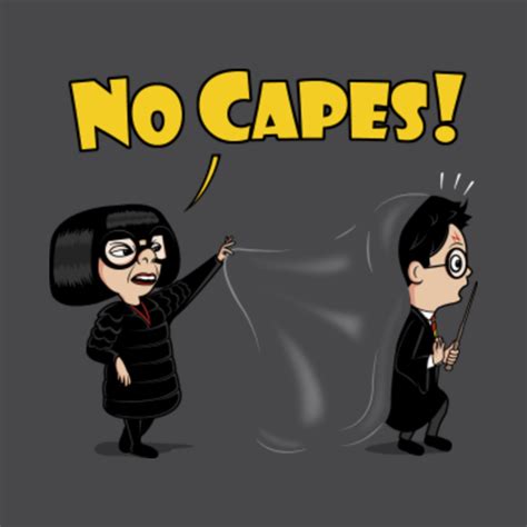 No Capes! - The Incredibles - T-Shirt | TeePublic