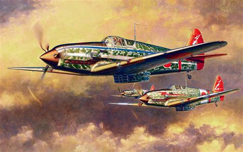 Kawasaki Ki-61-1 Hien 'Tony' by Shigeo Koike Aircraft Painting, Aircraft Art, Wwii Aircraft ...