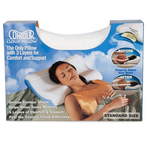 Contour Cloud Pillow® Cervical Neck Support Bed Pillow