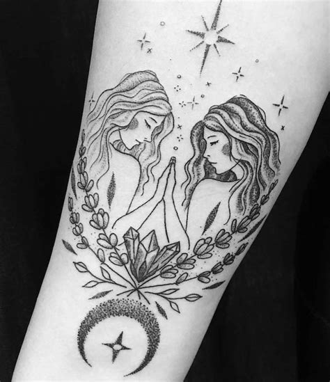 Gemini Twins Tattoo Ideas