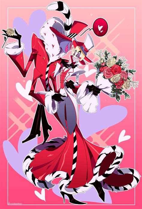 Hazbin Hotel Valentino And Angel Dust