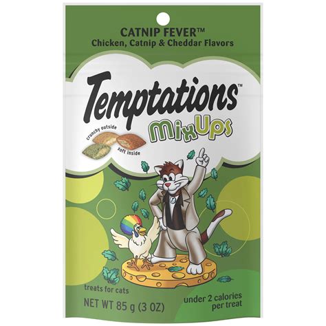 Temptations MixUps Crunchy and Soft Cat Treats Catnip Fever Flavor - Shop Treats at H-E-B