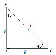 45-45-90 Triangle | Formula, Rules & Examples - Lesson | Study.com