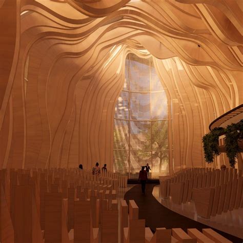 Six student architecture designs for religious buildings on Inspirationde