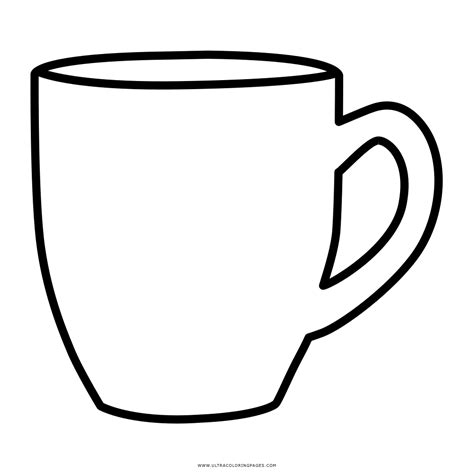 Mug Coloring Page - Ultra Coloring Pages
