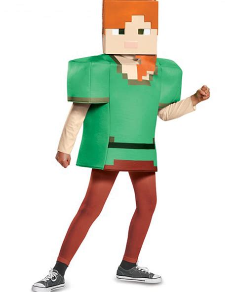 Minecraft Alex Classic Girls Costume