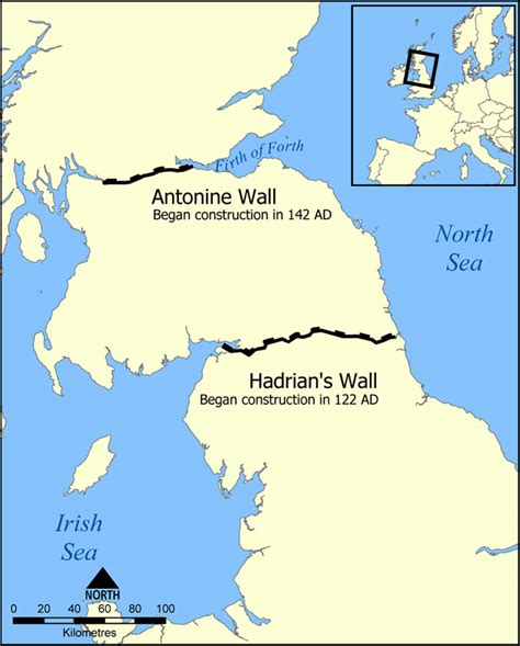 Antonine Wall, Scotland