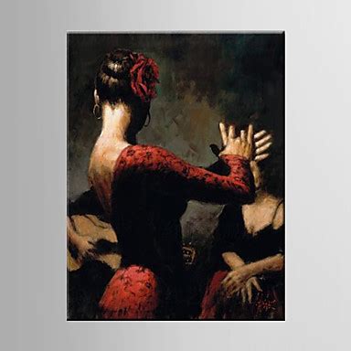 Oil Painting People Paintings Spanish Girl Hand Painted Canvas with Stretched Framed 3352631 ...