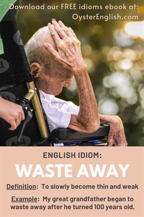 Idiom: Waste away (meaning & examples)