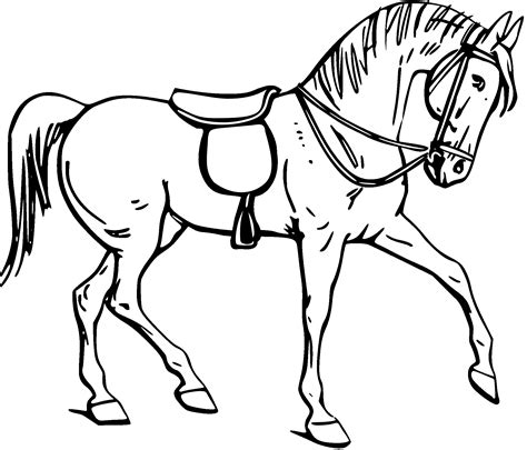 Horse Outline Printable