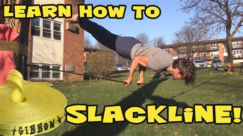 Slackline: Setup,Basics,Tricks and Why You NEED one - YouTube