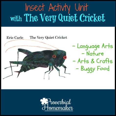 The Very Quiet Cricket Unit (Inspired by the Eric Carle Book)