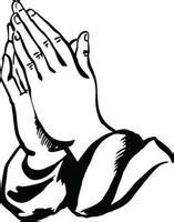 Praying Hands Vector