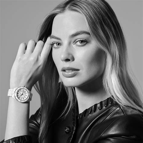 Margot Robbie Chanel J12 Watch Campaign