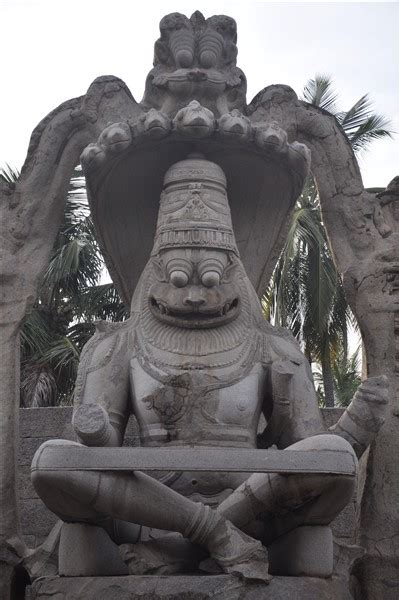 Lakshmi Narasimha Statue | Temples in Hampi | Hampi