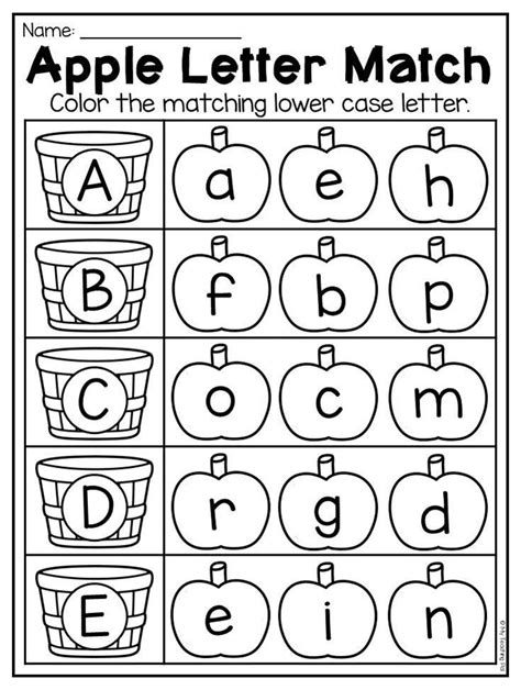 Kindergarten Math Review Worksheets Fall Kindergarten Math and Literacy Worksheet Pa… | Alphabet ...