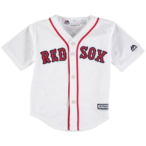 Boston Red Sox Majestic Toddler Official Cool Base Jersey - White