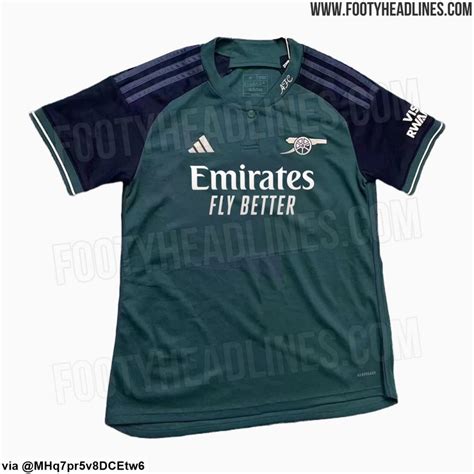 New Arsenal 2023/24 pre-match shirt leaked