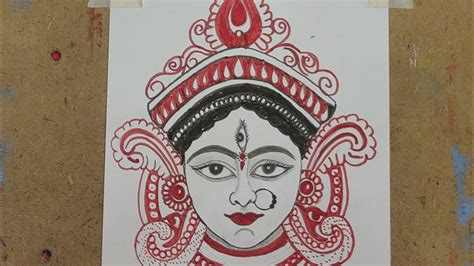 Pin by New Sketch Artist on my sketch in 2021 | Durga face, Navratri special, Pencil drawings