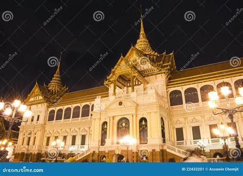 Grand Palace at Night, Bangkok Stock Image - Image of architecture, exterior: 22433201