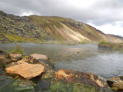 hot spring at Landmannalaugar Rye, Hot Springs, Iceland, Coastline ...