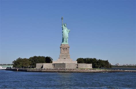 Download Monument Manhattan USA New York Sculpture Man Made Statue Of Liberty HD Wallpaper by skeeze