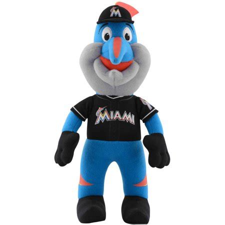 MLB Miami Marlins Billy the Marlin Mascot 10" Plush Figure - Walmart.com