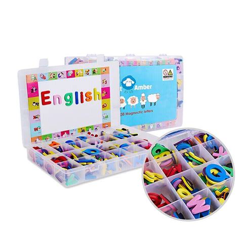 Magnetic Alphabet Letters and Numbers Educational Toy Colourful Foam ...