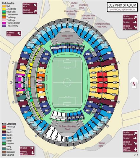 D Damon Oliver: West Ham London Stadium Seating Plan