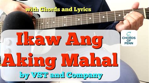 Ikaw Ang Aking Mahal by VST and Company | Chords and Lyrics | Acoustic Guitar Cover - YouTube