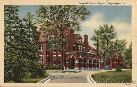 Longcliff State Hospital Logansport, IN Postcard