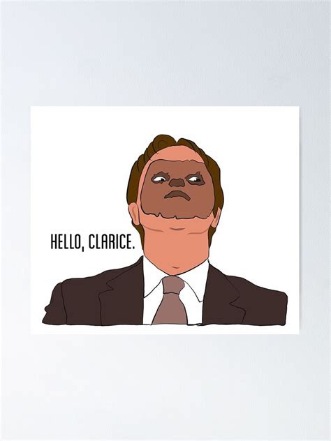 "Hello Clarice" Poster by dropkickqueen | Redbubble