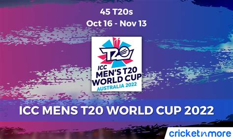 ICC T20 WC 2022 ICC Mens T20 World Cup 2022, T20 WC 2022 Cricket News ...