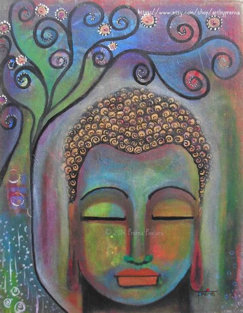 This item is unavailable | Etsy | Buddha painting, Buddha wall art ...