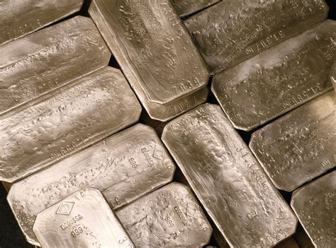 Silver bars - Stock Image - A150/0337 - Science Photo Library