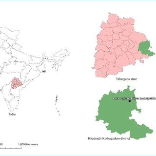 Map showing Location of the new Additions in Bhadradri Kothagudem district | Download Scientific ...