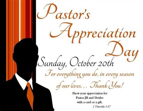 Pastor appreciation day, Pastors appreciation, Pastor