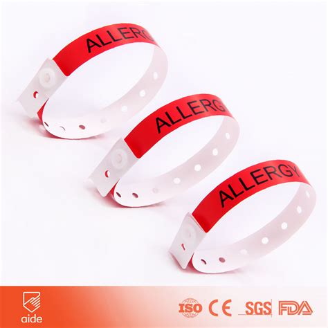 Medical Alert Color Code Wristband